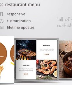 FoodMenu – WP Creative Restaurant Menu Showcase WooCommerce