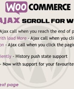 Infinite Ajax Scroll Woocommerce