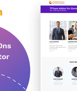 TfTeam – Team Member widget For Elementor