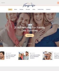 Modern Housewife – Women & Family WordPress Blog Theme