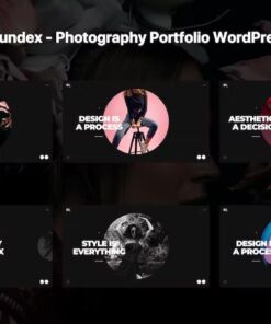 Roundex – Circular Portfolio WordPress Theme