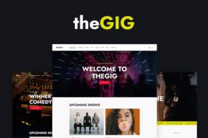 The Gig – Stand-up Club & Night Bar WordPress Theme