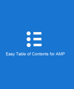 Easy Table of Contents for AMP