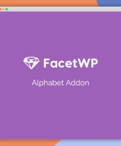 FacetWP Alphabet Add-On