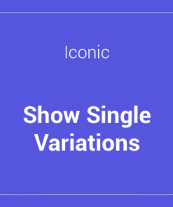 Iconic WooCommerce Show Single Variations