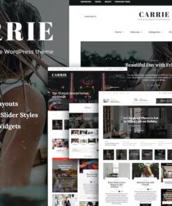 Carrie – Personal & Magazine WordPress Theme