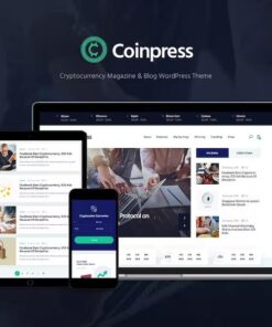 Coinpress – ICO Cryptocurrency Magazine & Blog WordPress Theme