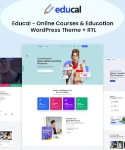 Educal – Online Courses & Education WordPress Theme + RTL