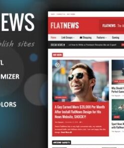 FlatNews – Responsive Magazine WordPress Theme