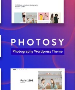 Photosy – Photography WordPress Theme