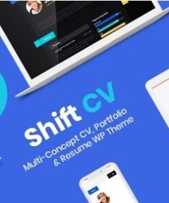 ShiftCV – Blog Resume Portfolio WordPress